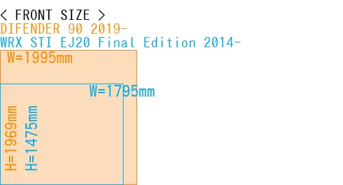 #DIFENDER 90 2019- + WRX STI EJ20 Final Edition 2014-